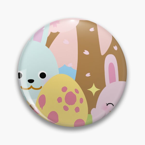 Item preview, Cute Cartoon Rabbits Spring Easter Egg Painting designed and sold by OsakaYumeWorks.