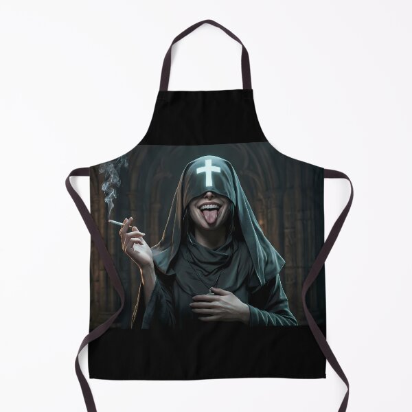 Item preview, Dark Nun Blindfolded Artistic Gothic Portrait designed and sold by GalleryBrisArt.