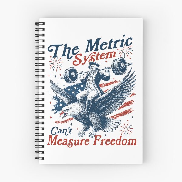 Item preview, The Metric System Can’t Measure Freedom Patriotic Eagle Weightlifting designed and sold by ZaraKerry.