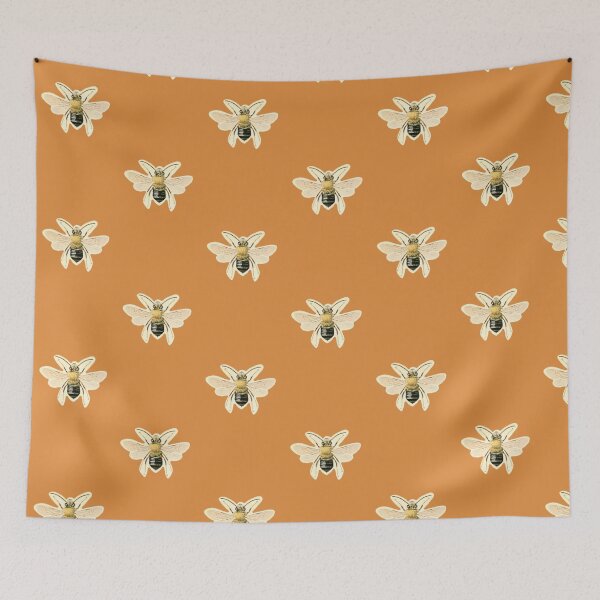 Item preview, Vintage Botanical Bee Illustration - Antique Natural History Print designed and sold by footnotes-club.
