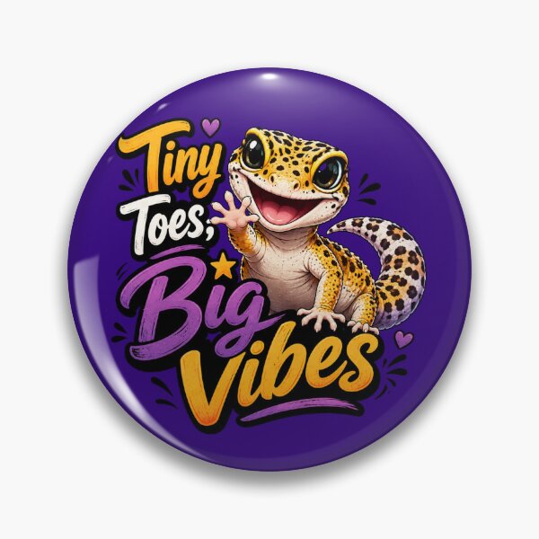 Item preview, Tiny Toes, Big Vibes Leopard Gecko designed and sold by Weirdwildco69.