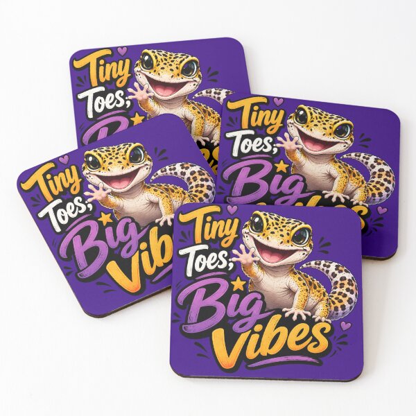 Item preview, Tiny Toes, Big Vibes Leopard Gecko designed and sold by Weirdwildco69.