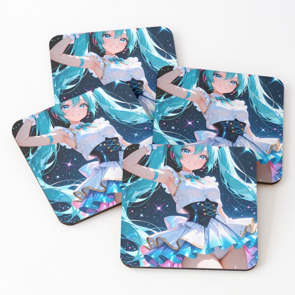 Aperçu de l'œuvre Hatsune Miku Vocaloid Starry Concert Glow créée et vendue par riadjamai.