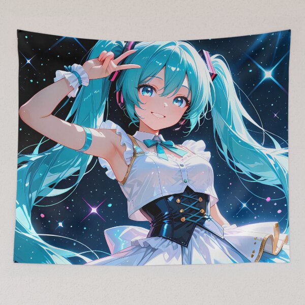 Item preview, Hatsune Miku Vocaloid Starry Concert Glow designed and sold by riadjamai.