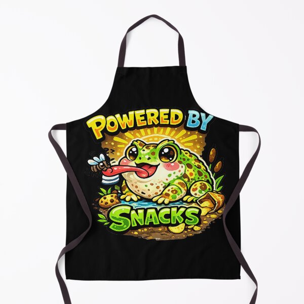 Item preview, Powered by Snacks Pacman Frog designed and sold by Weirdwildco69.