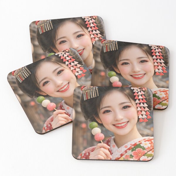 Item preview, Maiko Series #2 - Dango Blossom Walk | FUJIYAMA-JAPAN-WORKS designed and sold by FUJIYAMA-JAPAN-WORKS.