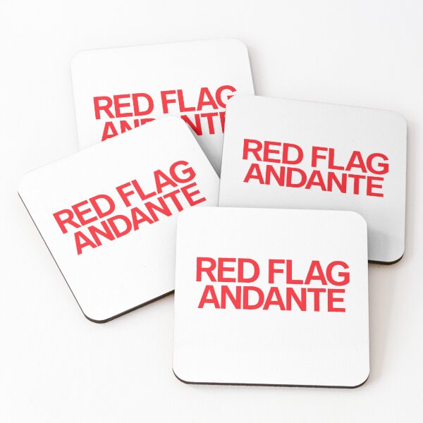 Item preview, Rosalia LUX Red Flag Andante Sticker <3 designed and sold by lolalacavaaa.