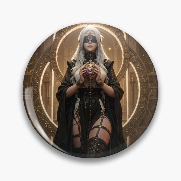 Item preview, Dark Nun Blindfolded Artistic Gothic Portrait designed and sold by GalleryBrisArt.