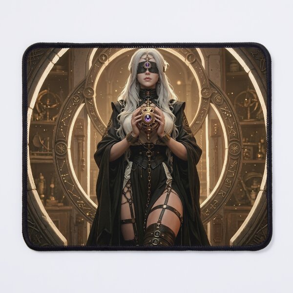 Item preview, Dark Nun Blindfolded Artistic Gothic Portrait designed and sold by GalleryBrisArt.