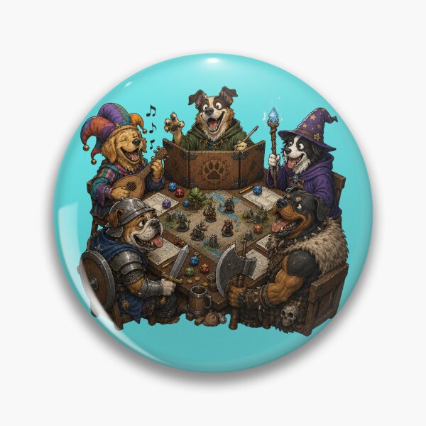 Item preview, Dog Adventurers Tabletop RPG Game Night designed and sold by extrisiceye.