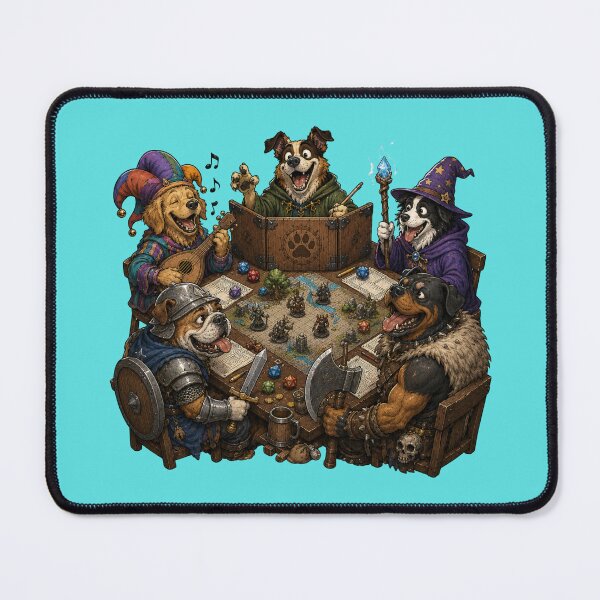 Item preview, Dog Adventurers Tabletop RPG Game Night designed and sold by extrisiceye.