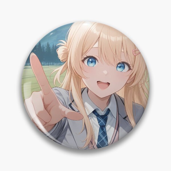 Item preview, Yuu Amami Second Prettiest Girl Kura Nika Mountain School Smile designed and sold by PMartistStudio.