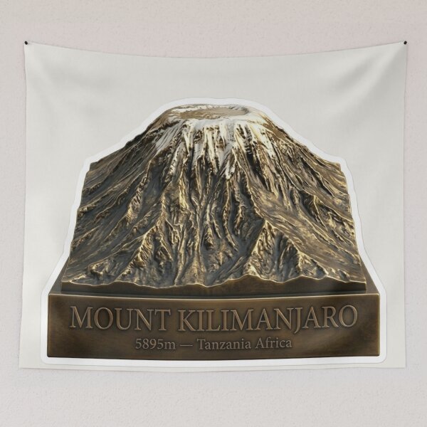 Item preview, Mount Kilimanjaro — Gold Bronze Sculpture designed and sold by FASAventuras.