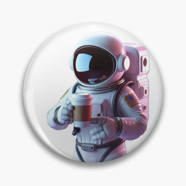 Artikelvorschau, Niedlicher Astronaut mit Kaffeetasse entworfen und verkauft von kidoramagic.