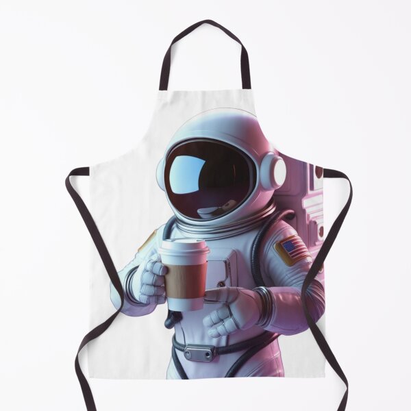 Item preview, Cute astronaut holding coffee cup designed and sold by kidoramagic.