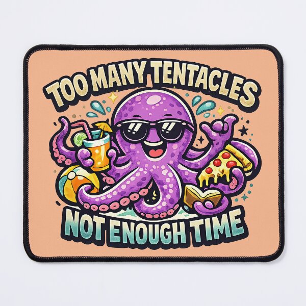 Item preview, Too Many Tentacles Octopus designed and sold by Weirdwildco69.