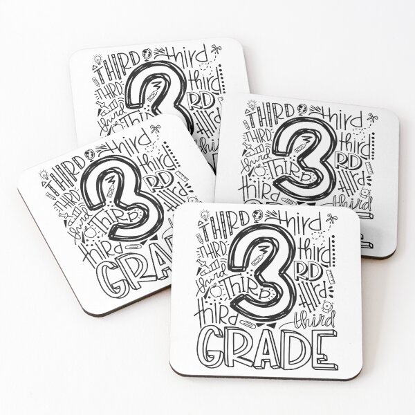 Item preview, Third 3rd Grade Typography Back to School T-Shirt designed and sold by ShadowPlace.