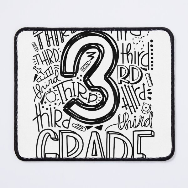 Item preview, Third 3rd Grade Typography Back to School T-Shirt designed and sold by ShadowPlace.
