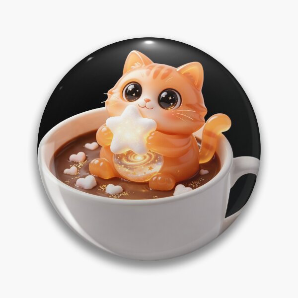 Item preview, Emerald Cat - Cozy Starry Cocoa: The Marshmallow Hug Edition designed and sold by ABYSSLAB.