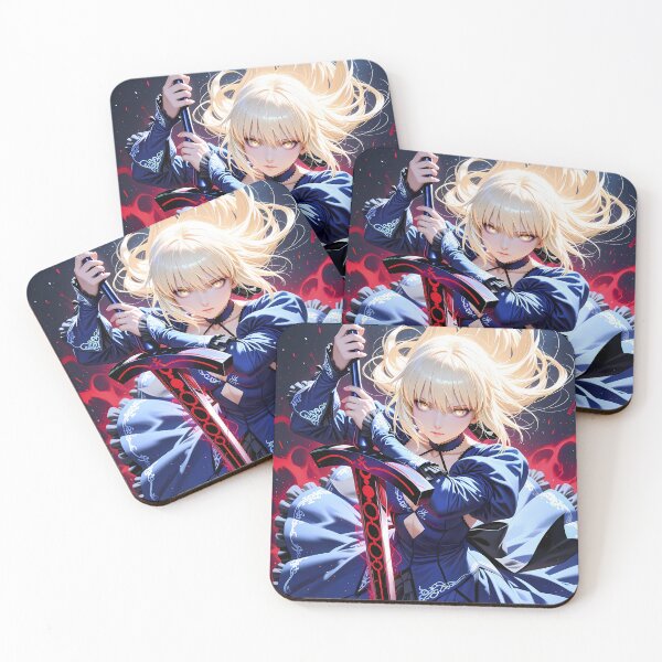 Item preview, Saber Alter Fate Stay Night Crimson Sword Dark Fantasy designed and sold by PMartistStudio.