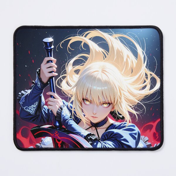 Item preview, Saber Alter Fate Stay Night Crimson Sword Dark Fantasy designed and sold by PMartistStudio.