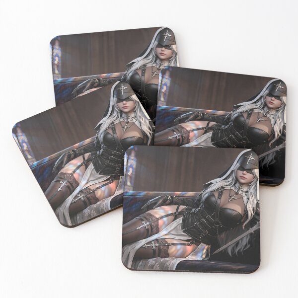 Item preview, Dark Nun Blindfolded Artistic Gothic Portrait designed and sold by GalleryBrisArt.