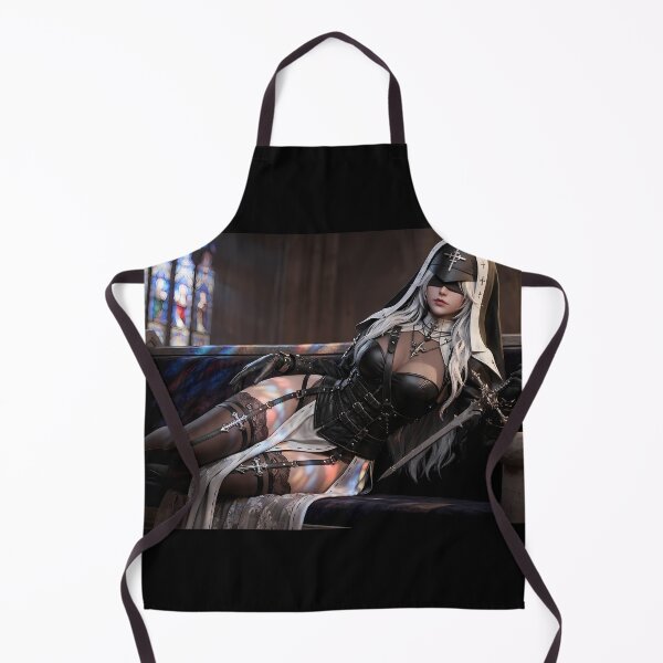 Item preview, Dark Nun Blindfolded Artistic Gothic Portrait designed and sold by GalleryBrisArt.