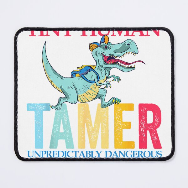 Item preview, Tiny Human Tamer Unpredictably Dangerous Funny Dinosaur T-Shirt designed and sold by JankoZED.