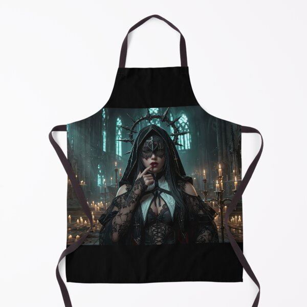 Item preview, Dark Nun Blindfolded Artistic Gothic Portrait designed and sold by GalleryBrisArt.