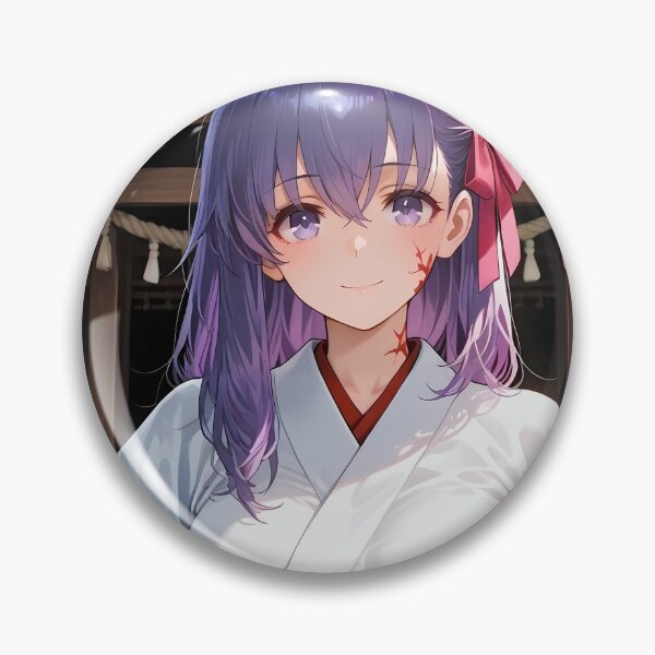 Item preview, Sakura Matou Fate Stay Night Shrine Grace Gentle Violet Aura designed and sold by PMartistStudio.