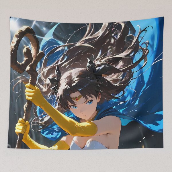 Item preview, Rin Tohsaka Fate Stay Night Mystic Staff Forest Magic designed and sold by PMartistStudio.