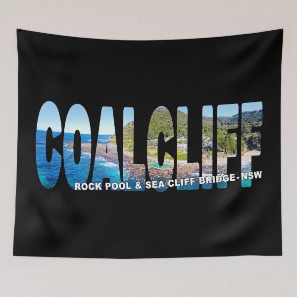 Item preview, COALCLIFF Rock Pool & Sea Cliff Bridge NSW - Beautiful Sunny Day designed and sold by Adam Gormley.