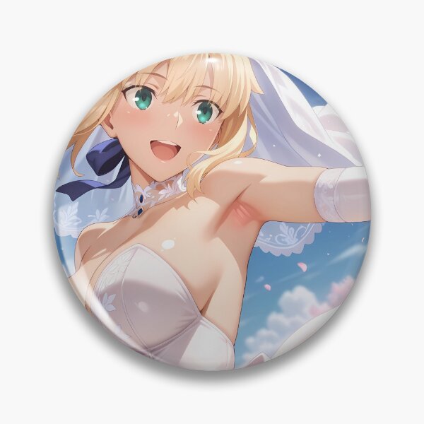 Item preview, Saber Fate Stay Night Bridal Breeze Sakura Sky designed and sold by PMartistStudio.