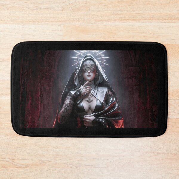 Item preview, Dark Nun Blindfolded Artistic Gothic Portrait designed and sold by GalleryBrisArt.