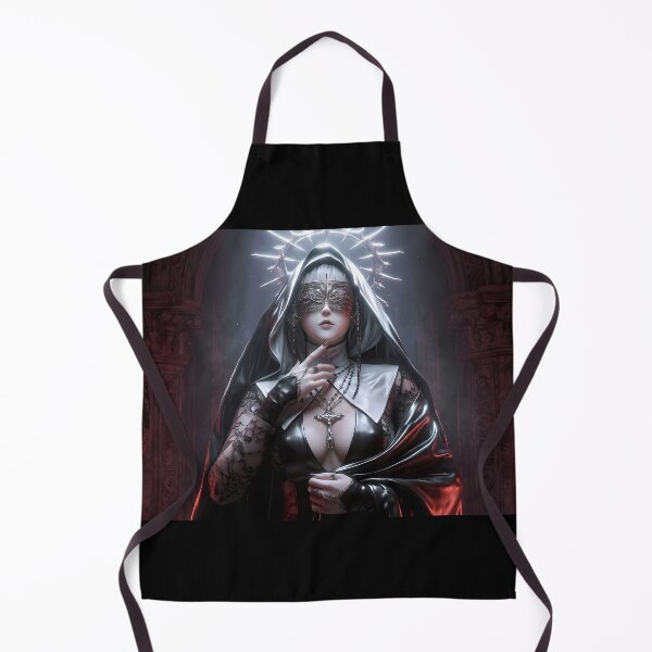 Item preview, Dark Nun Blindfolded Artistic Gothic Portrait designed and sold by GalleryBrisArt.
