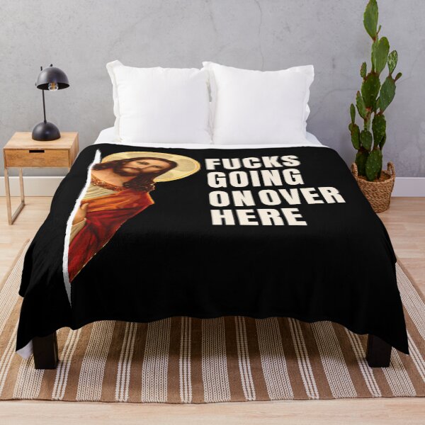 Item preview, Funny Jesus Meme Jesus Peeking Around Corner designed and sold by Eh Plus Designs.