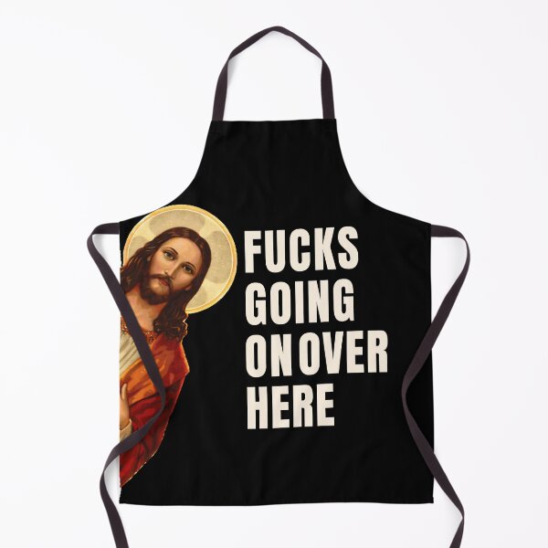 Item preview, Funny Jesus Meme Jesus Peeking Around Corner designed and sold by Eh Plus Designs.