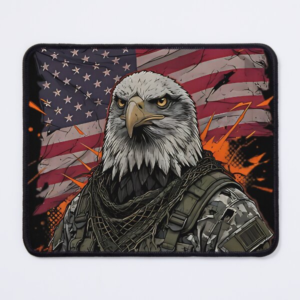 Item preview, Eagle American Flag | Veteran Warrior Eagle designed and sold by IronDissident.