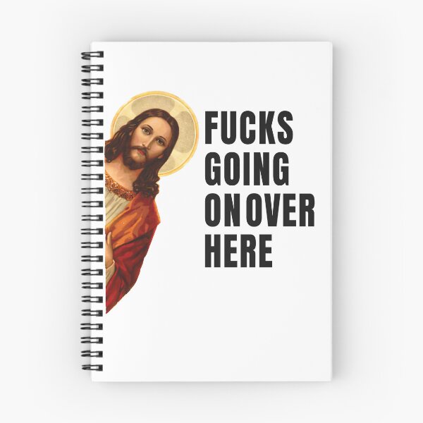 Item preview, Funny Jesus Meme Jesus Peeking Around Corner designed and sold by Eh Plus Designs.