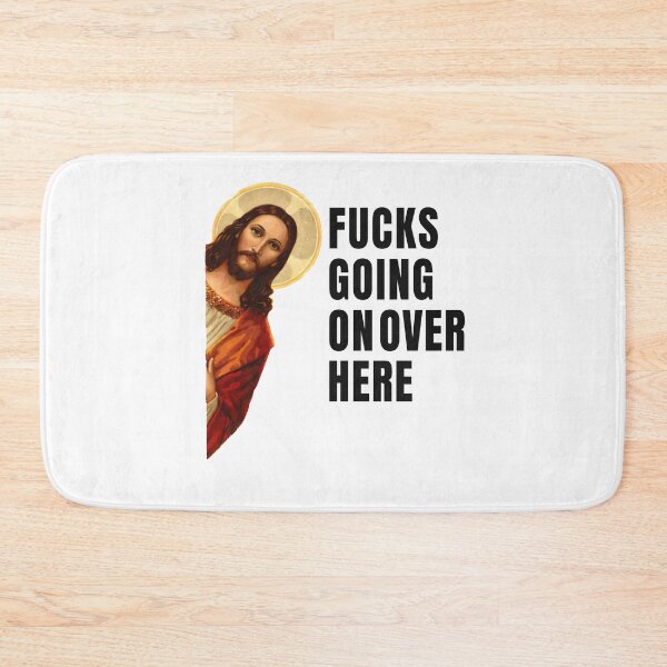 Item preview, Funny Jesus Meme Jesus Peeking Around Corner designed and sold by Eh Plus Designs.