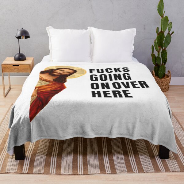 Item preview, Funny Jesus Meme Jesus Peeking Around Corner designed and sold by Eh Plus Designs.