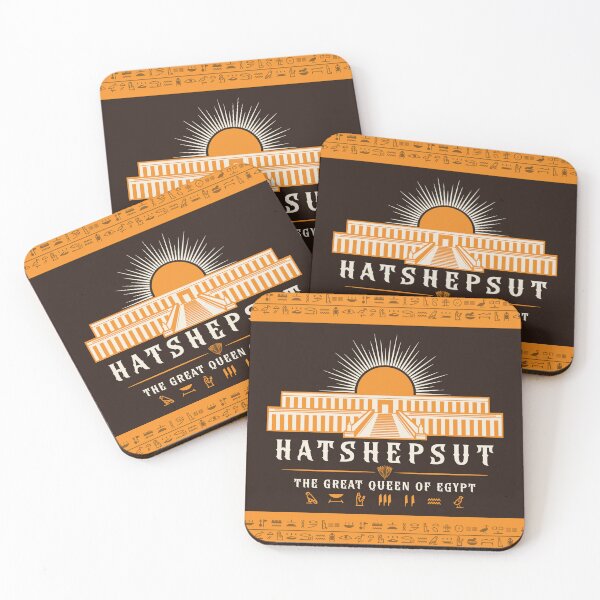 Item preview, Hatshepsut Great Queen Egypt Temple Sun Vintage Hieroglyphics designed and sold by DaVinciFeather.
