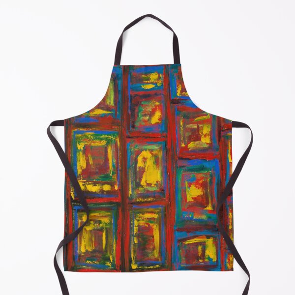 Item preview, Chromatic Windows – Textured Abstract Composition designed and sold by Ingorgia Studio.
