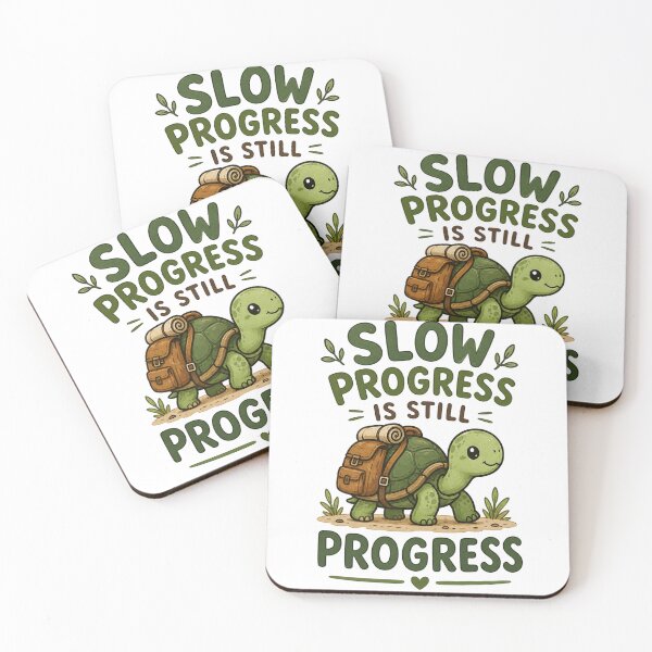 Item preview, Slow Progress Is Still Progress Turtle designed and sold by S06PMarketing.