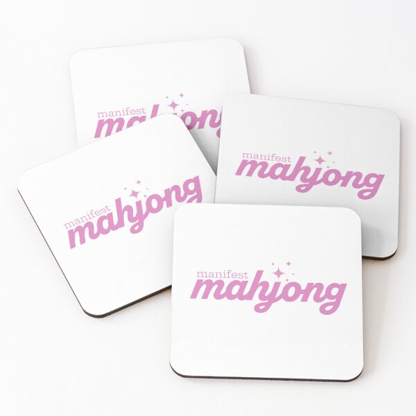 Item preview, Manifest Mahjong - pink designed and sold by vickeyweiss.