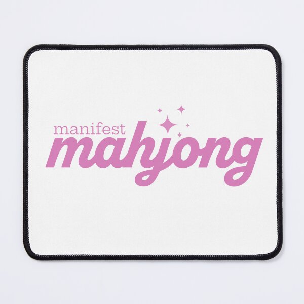 Item preview, Manifest Mahjong - pink designed and sold by vickeyweiss.