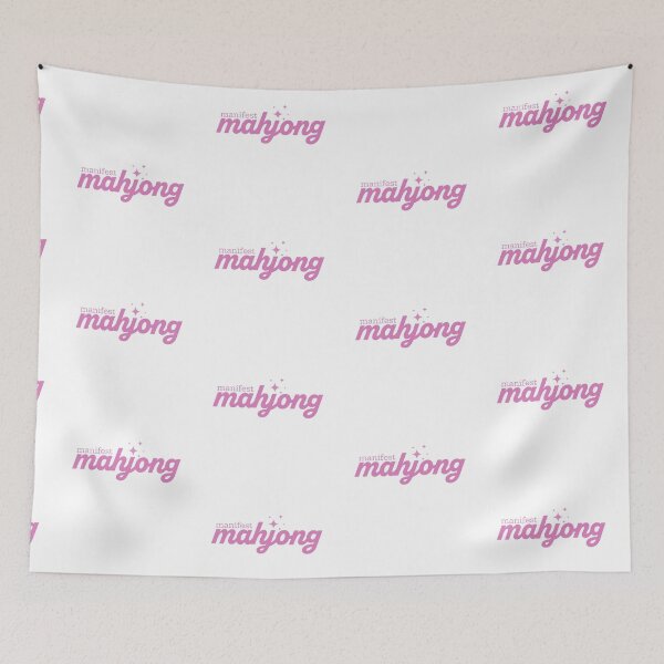 Item preview, Manifest Mahjong - pink designed and sold by vickeyweiss.