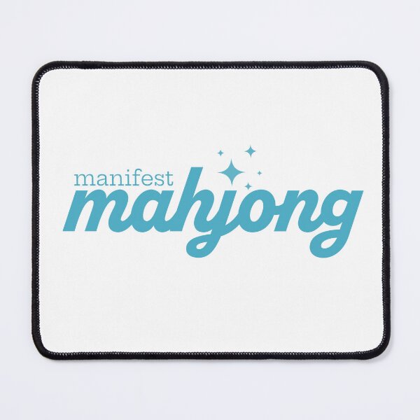 Item preview, Manifest Mahjong - blue designed and sold by vickeyweiss.