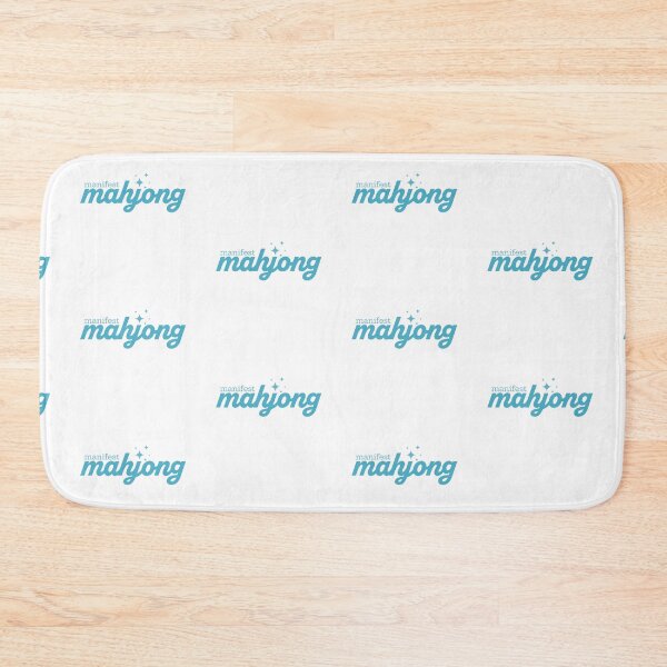 Item preview, Manifest Mahjong - blue designed and sold by vickeyweiss.