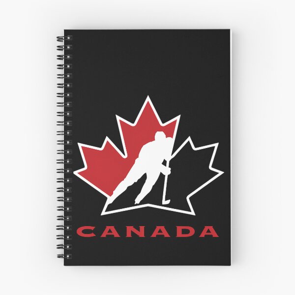 Item preview, Ice Hockey Player Silhouette Within Large Red Maple Leaf designed and sold by nonattoo.